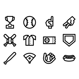 Baseball Collection icon packages