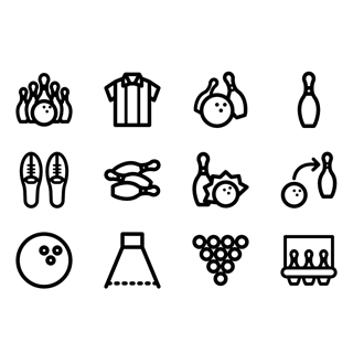 Bowling Collection icon packages