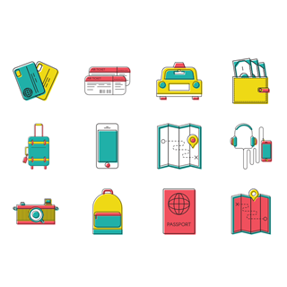 Travel Element Compilation icon packages