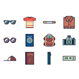 Traveler Equipment icon packages