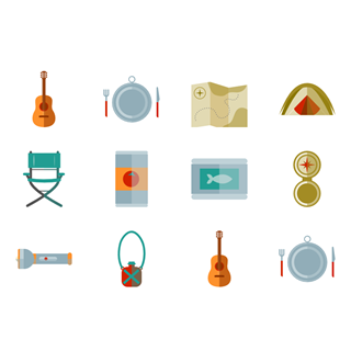 Camp Elements icon packages