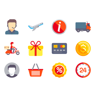 Ecommerce Compilation icon packages