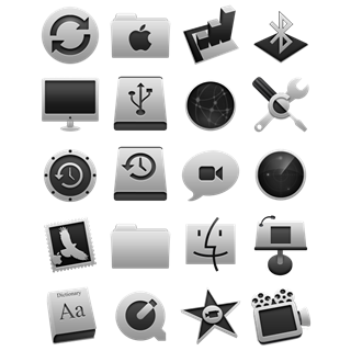 Leopard Graphite icon packages