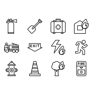 Fire Department Collection icon packages