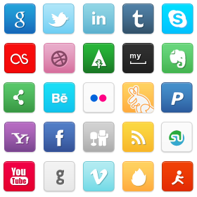 Mini Social Icons icon packages