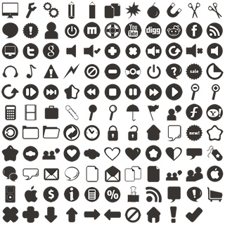 120 Simple Icons icon packages
