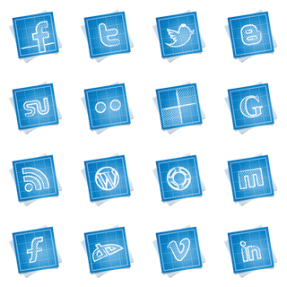Blueprint Social icon packages