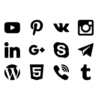 Social Media Elements icon packages