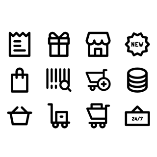 Commerce Elements icon packages