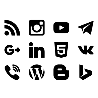 Social Media Compilation icon packages