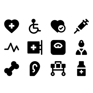 Health Care Element Compilation icon packages
