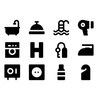 Hotel Element Compilation icon packages
