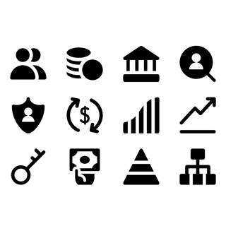 Business Element Set icon packages