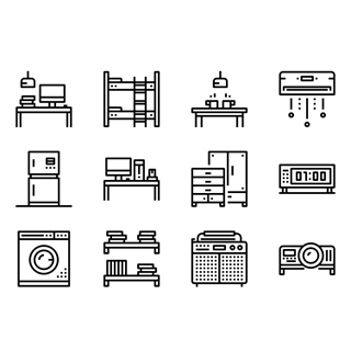Home  Equipment icon packages