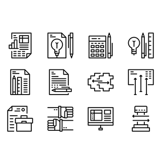 Business Management Collection icon packages