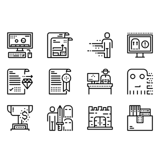 Video Game Elements icon packages