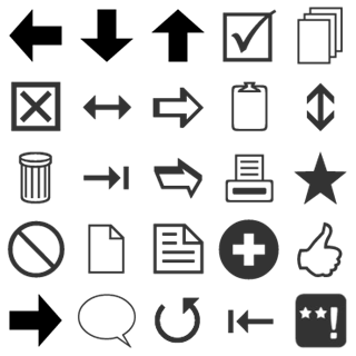 Simply Black icon packages