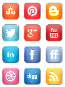 Star Burst Social Icons icon packages