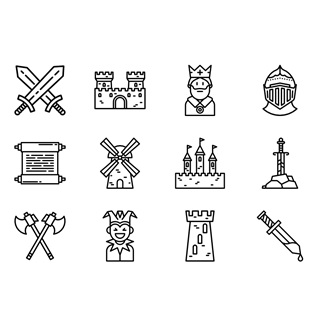 Medieval Icon Collection icon packages