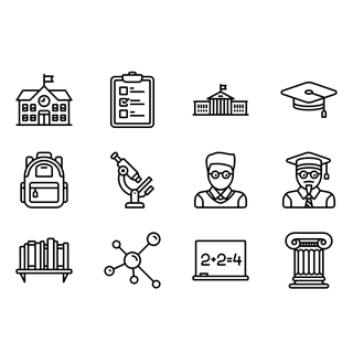 Education Icon Collection icon packages