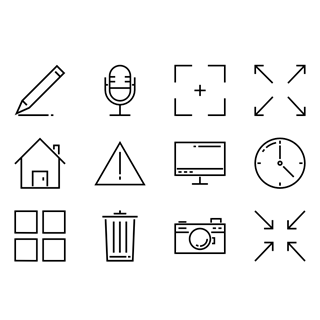 UI Interface icons icon packages