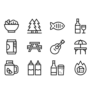 Barbecue Collection icon packages