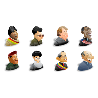 Political Character icon packages