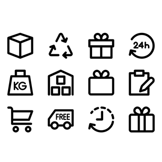 Logistic Delivery Icon Collection icon packages