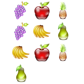Delicious Fruits icon packages