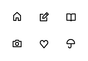 70 basic icons icon packages