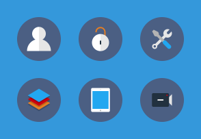 Free Flat Business Icons icon packages