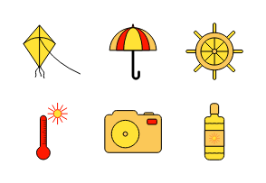 Summer Time Element Vol 1 icon packages