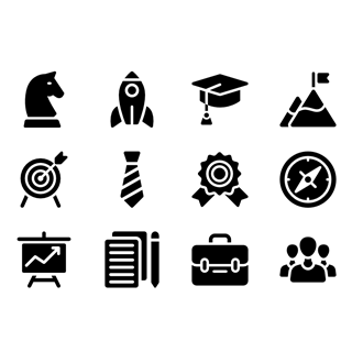 Startup and new-business icons icon packages