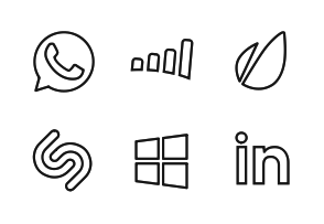 Brands Outlined icon packages