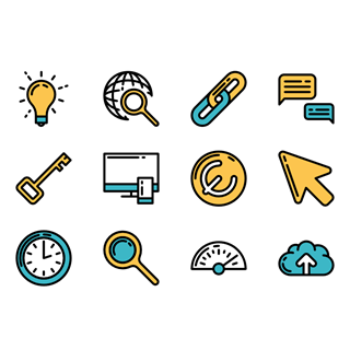 SEO icon set icon packages
