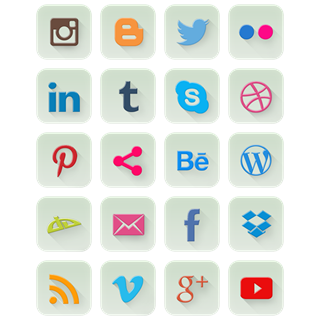 20 Social Icons icon packages