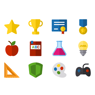 High School Elements icon packages