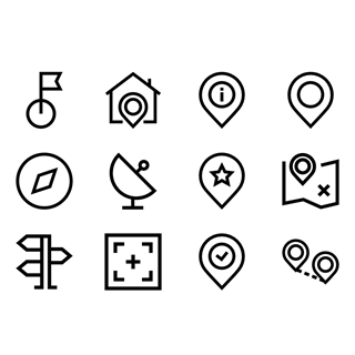 GPS & Navigation icon packages