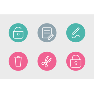 Circle Content icon packages