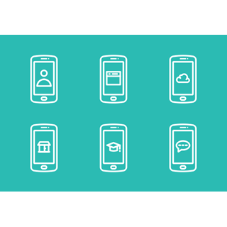 Mobile App Flat Icon icon packages