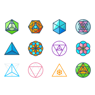 Sacred Geometry icon packages
