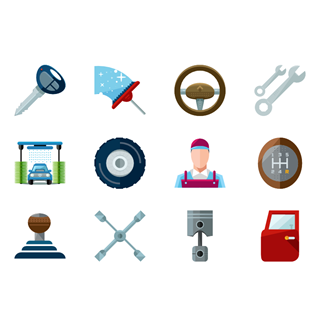 Auto Service icon packages