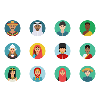 People Culture icon packages