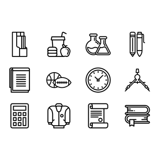School icon packages