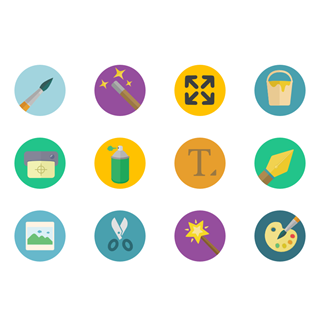 Graphic Design tools icon packages