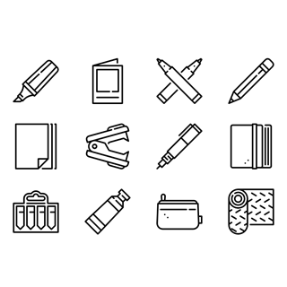 Stationary icon packages