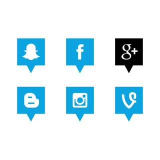 Social Media Pins 2 icon packages