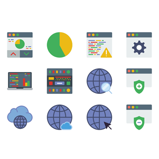 Seo and Analytics icon packages