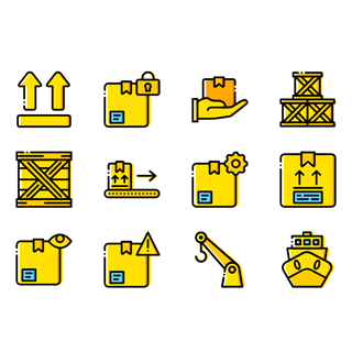 Delivery icon packages
