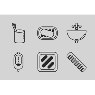 Toilet icon packages